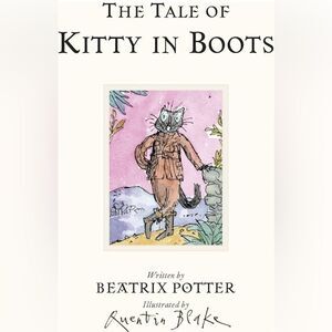 Children’s The Tale of Kitty in Boots Book by Beatrix Potter Hardcover with CD